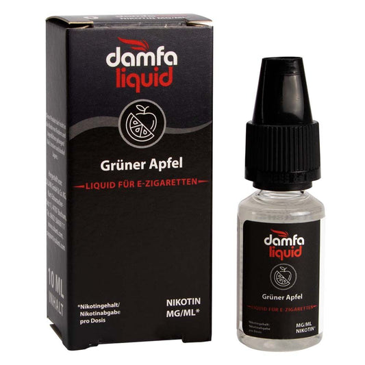 damfaliquid Grüner Apfel V2 12mg 10ml