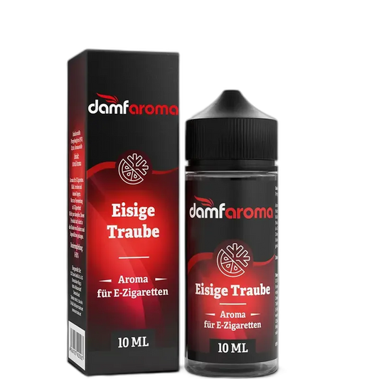 damfaroma Longfill - Eisige Traube - 10ml Aroma in 120ml Flasche