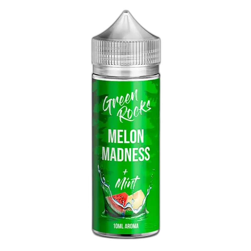 Green Rocks Longfill - Hacks Melon Madness - 10ml Aroma in 120ml Flasche