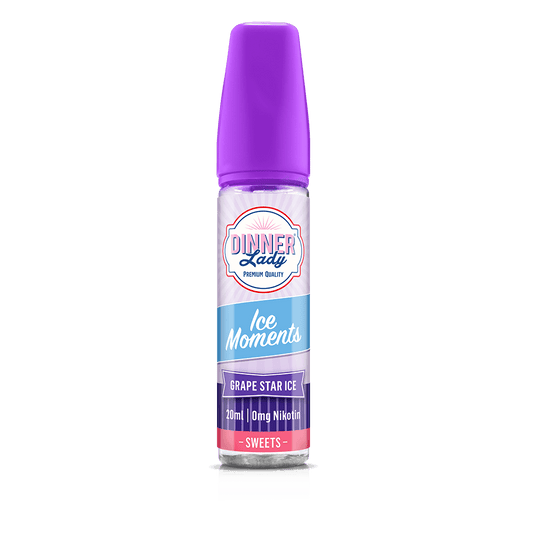Dinner Lady Aroma Longfill - Grape Star ICE - 20ml in 60ml Flasche