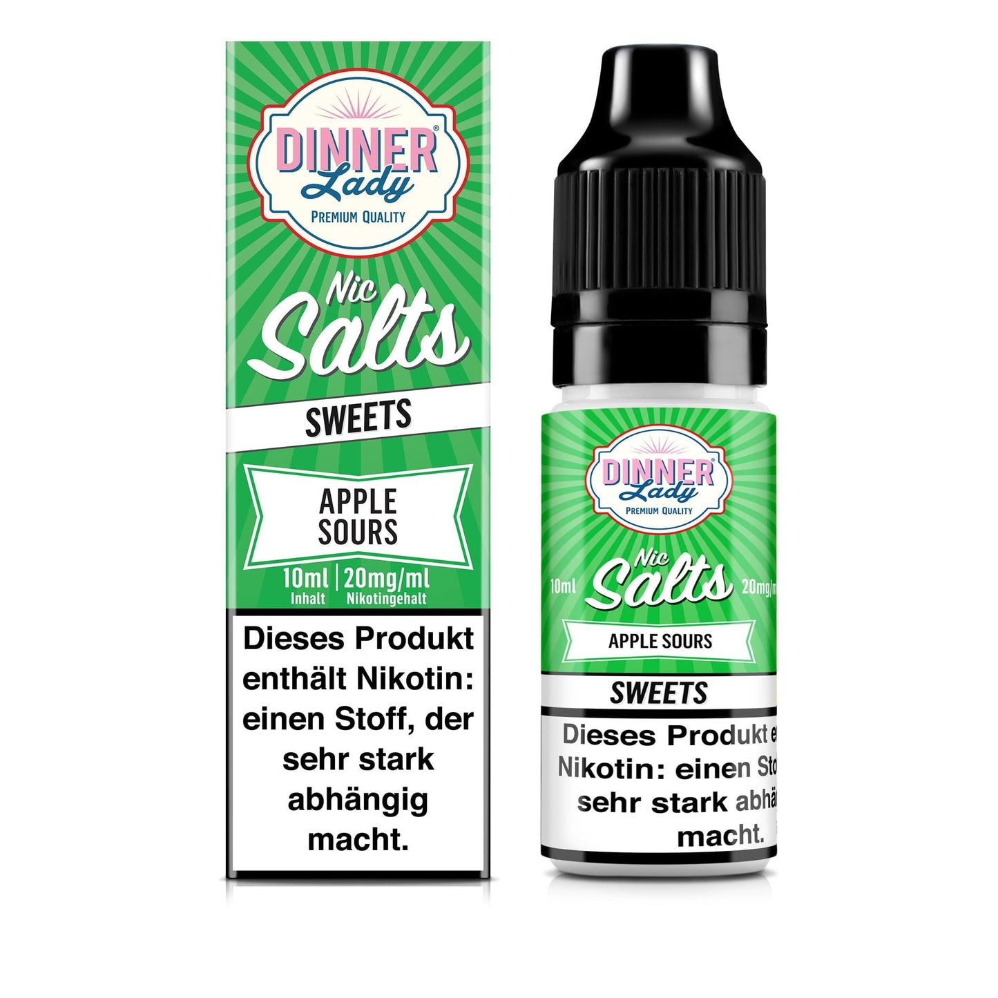 Dinner Lady Nikotinsalz Apple Sours Liquid