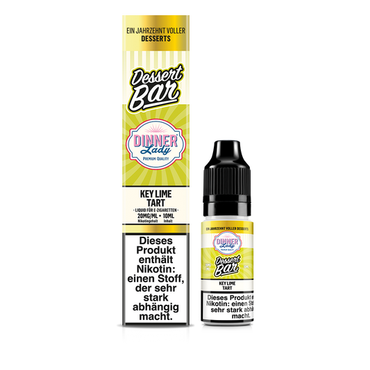 Dinner Lady Nikotinsalz - Key Lime Tart - 50/50 10ml Liquid 20mg