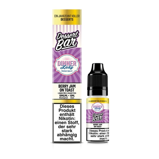 Dinner Lady Nikotinsalz Berry Jam on Toast Liquid