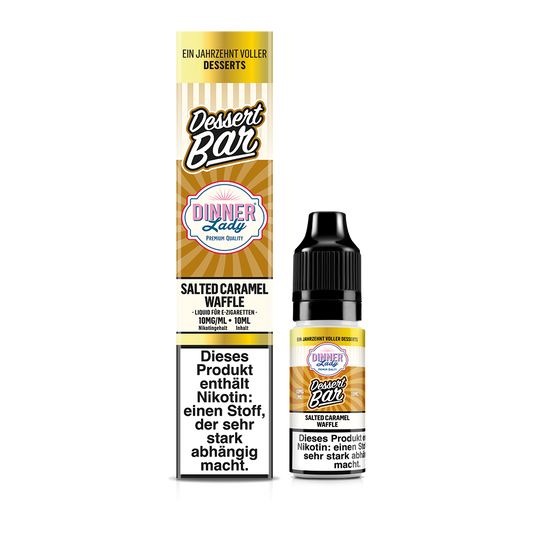 Dinner Lady Nikotinsalz Salted Caramel Waffle Liquid