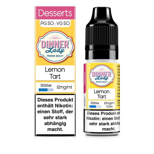Dinner Lady Liquid - Lemon Tart - 50/50 10ml 12mg