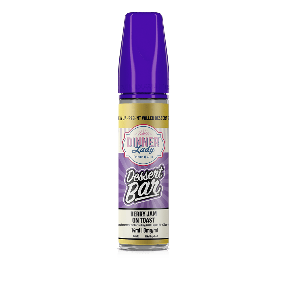 Dinner Lady Aroma Longfill - Berry Jam on Toast - 14ml in 60ml Flasche