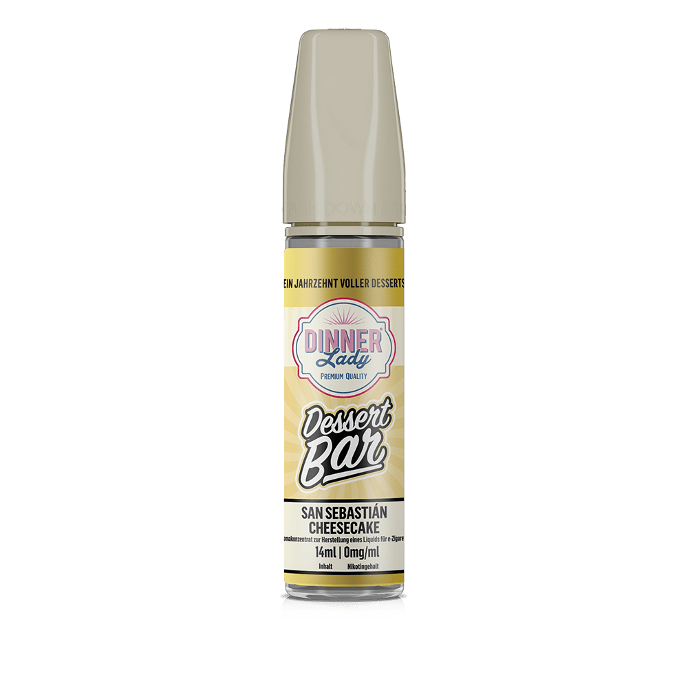 Dinner Lady Aroma Longfill - San Sebastian Cheesecake - 14ml in 60ml Flasche