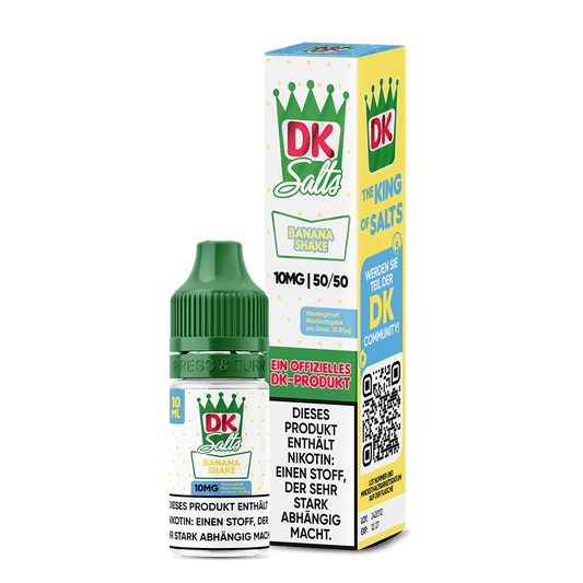 DK Salts Nikotinsalz - Banana Shake - Liquid 10mg 10ml