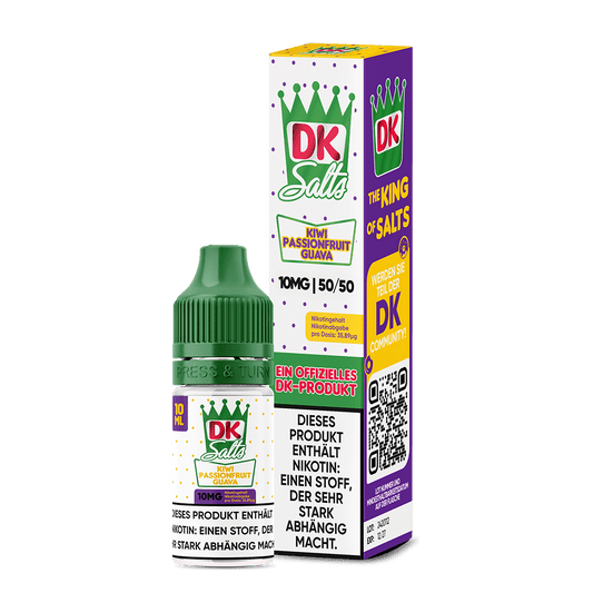 DK Salts Nikotinsalz - Kiwi Passionfruit Guava - Liquid 10mg 10ml