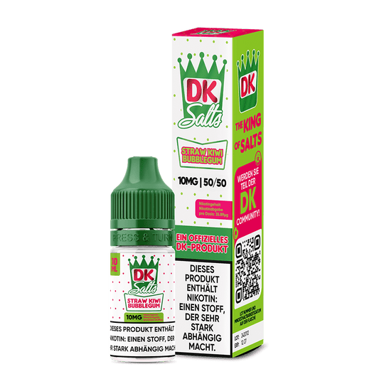 DK Salts Nikotinsalz - Straw Kiwi Bubblegum - Liquid 10mg 10ml