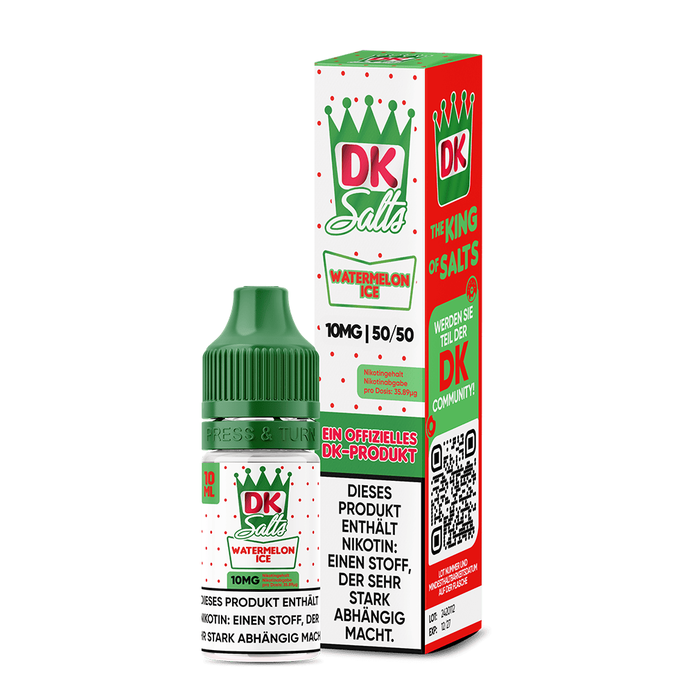 DK Salts Nikotinsalz Watermelon Ice Liquid