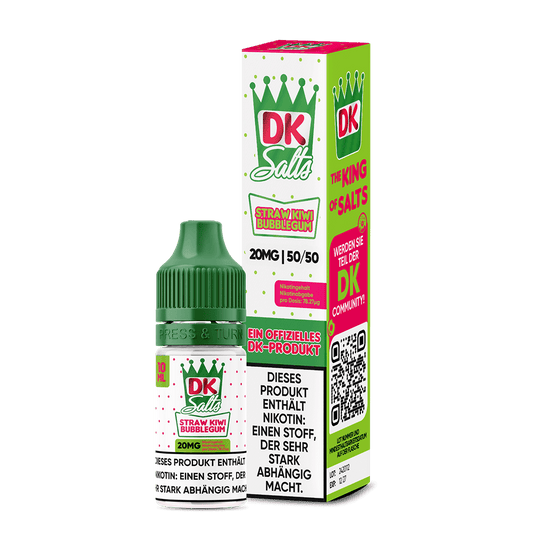 DK Salts Nikotinsalz - Straw Kiwi Bubblegum - Liquid 20mg 10ml