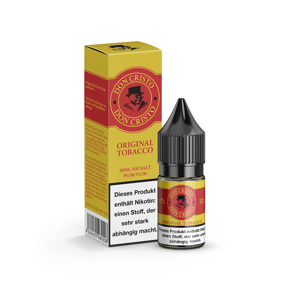 Don Cristo Nikotinsalz - Original - 10ml Liquid 10mg
