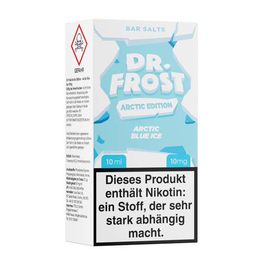 Dr. Frost Nikotinsalz - Arctic Blue Ice - Liquid 10mg 10ml Flasche