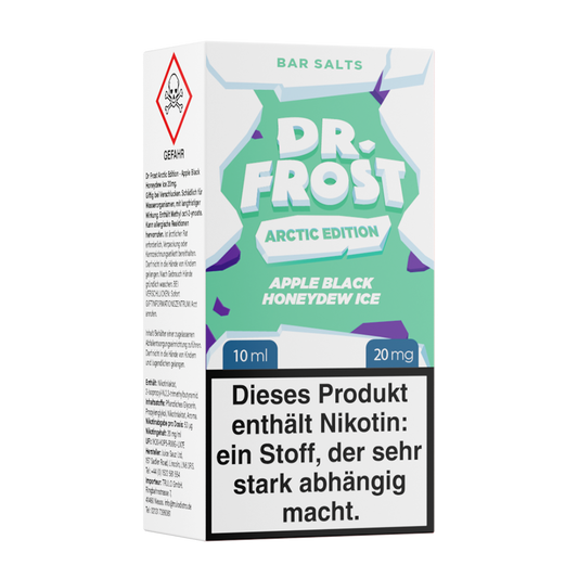 Dr. Frost Nikotinsalz - Apple Black Honeydew Ice - Liquid 20mg 10ml Flasche