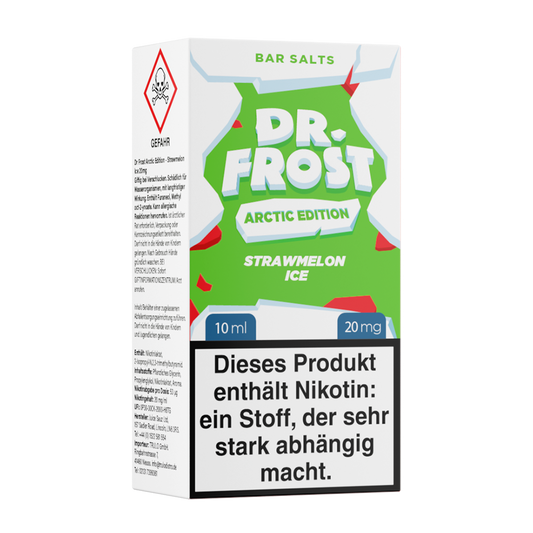 Dr. Frost Nikotinsalz - Strawmelon Ice - Liquid 20mg 10ml Flasche