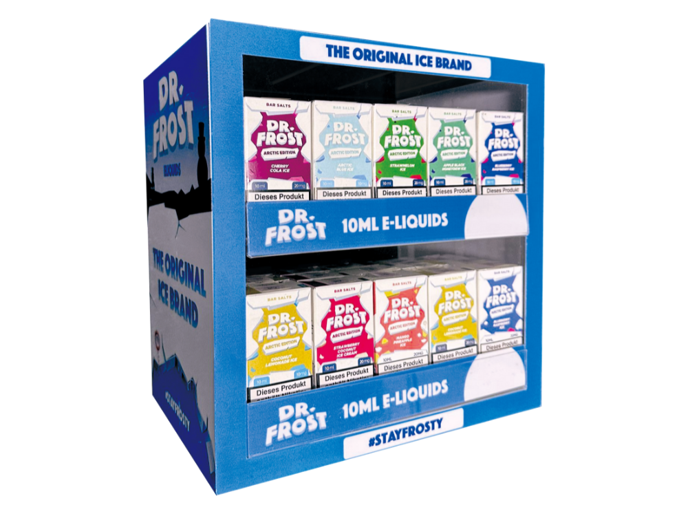 Dr. Frost - Nikotinsalz Liquid - Leer-Display