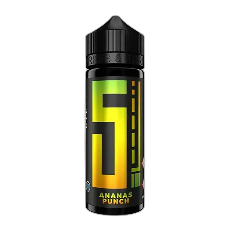 5EL Longfill - Ananas Punch - 10ml Aroma in 120ml Flasche