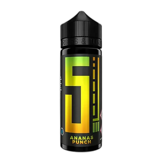5EL Longfill - Ananas Punch - 10ml Aroma in 120ml Flasche