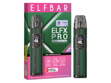 ELFBAR ELFX Pro - Pod Kit - 1200 mAh Farbe: Forest