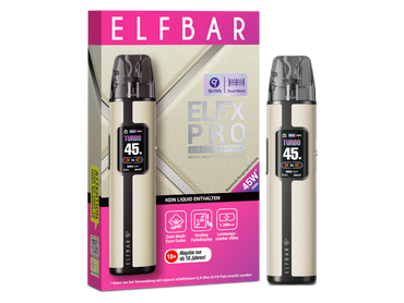 ELFBAR ELFX Pro - Pod Kit - 1200 mAh Farbe: White