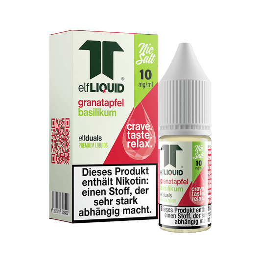 Elf - Liquid Nikotinsalz Granatapfel Basilikum Liquid