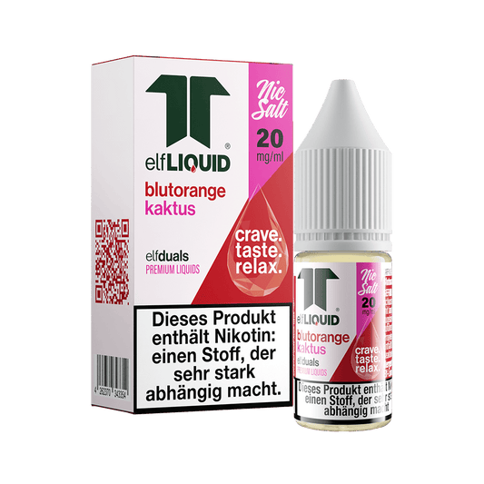 Elf-Liquid Nikotinsalz - Blutorange Kaktus - 10ml Liquid 20mg