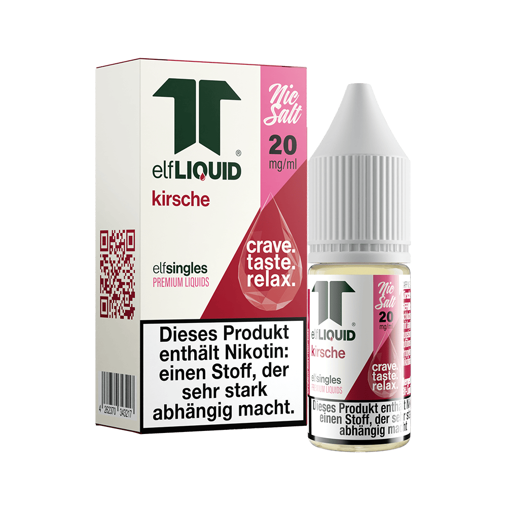 Elf-Liquid Nikotinsalz - Kirsche - 10ml Liquid 20mg