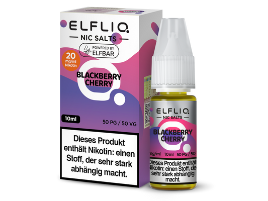 ELFLIQ - Nikotinsalz Liquid - Blackberry Cherry