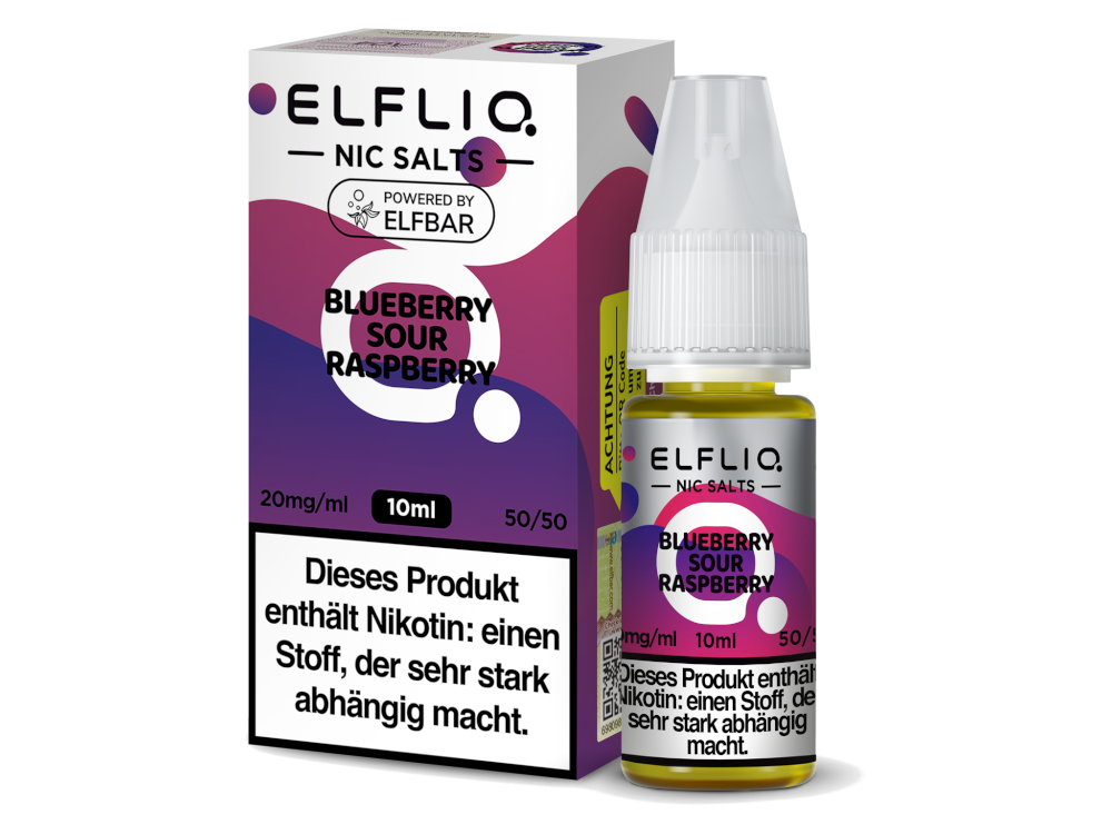 ELFLIQ - Nikotinsalz Liquid - Blueberry Sour Raspberry