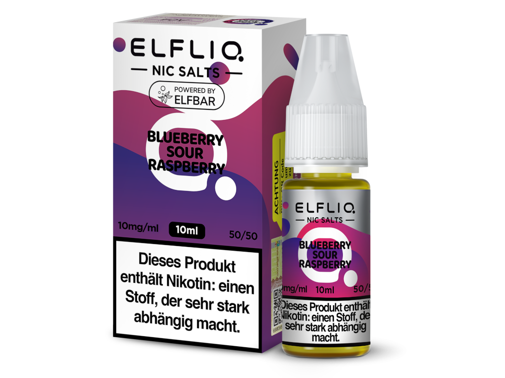 ELFLIQ - Nikotinsalz Liquid - Blueberry Sour Raspberry
