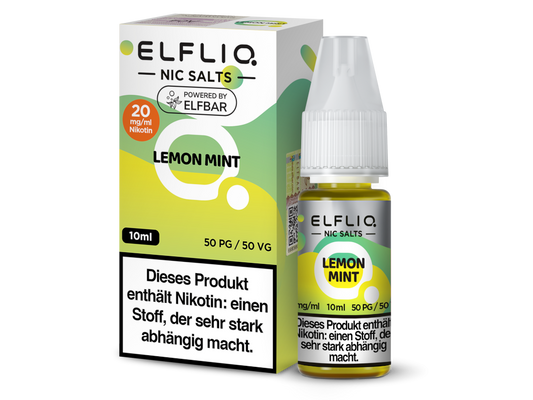 ELFLIQ - Nikotinsalz Liquid - Lemon Mint