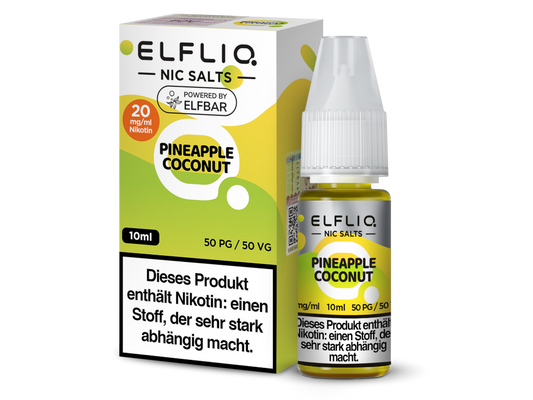 ELFLIQ - Nikotinsalz Liquid - Pineapple Coconut