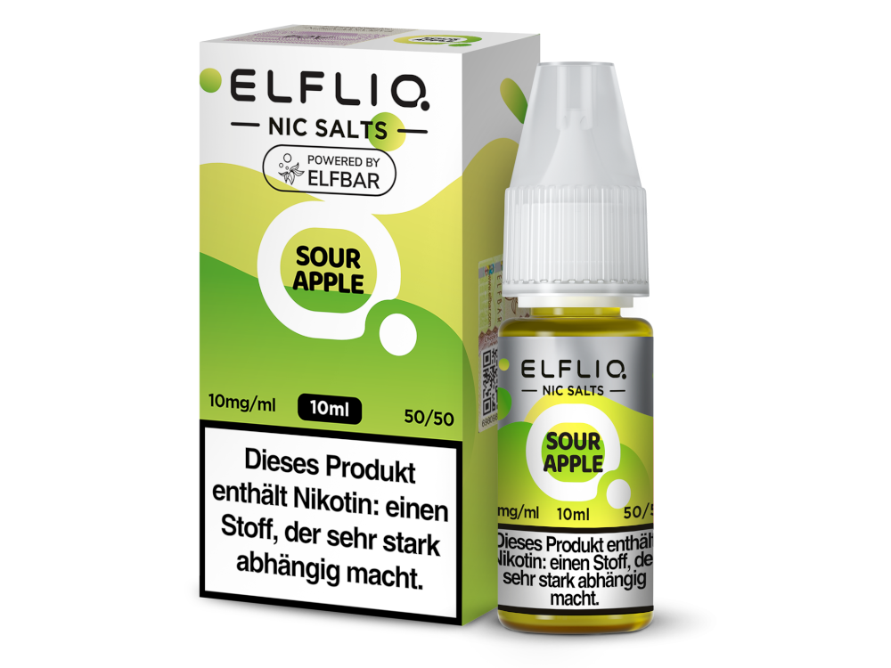 ELFLIQ - Nikotinsalz Liquid - Sour Apple