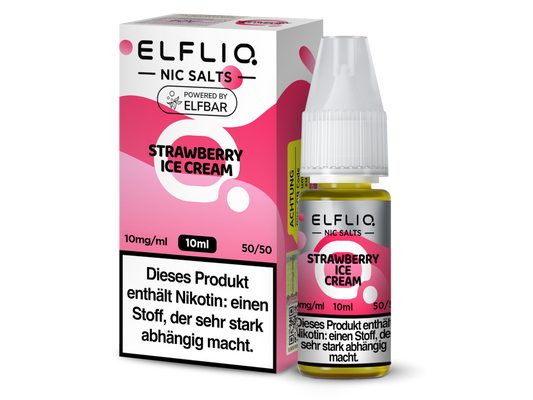 ELFLIQ - Nikotinsalz Liquid - Strawberry Ice
