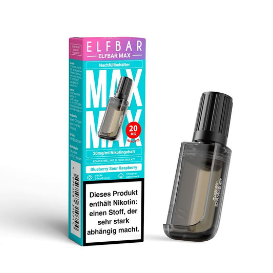 Elfbar MAX Refill Pod - Blueberry Sour Raspberry - 20mg Nikotinsalz 10ml