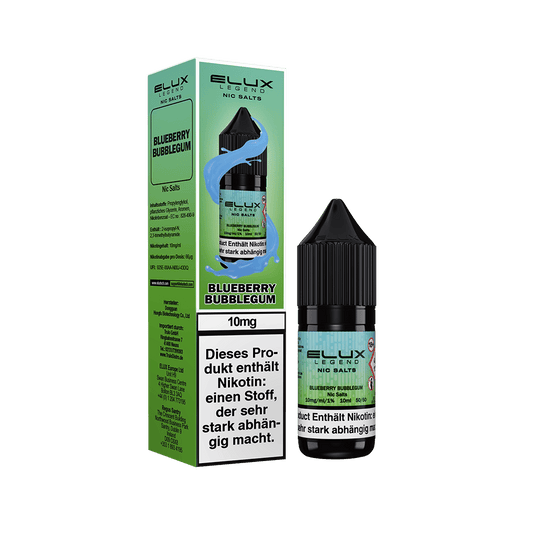 Elux Nikotinsalz - Blueberry Bubblegum - Liquid 10mg 10ml