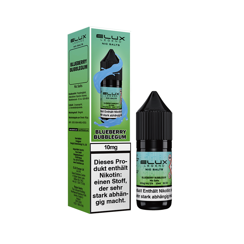 Elux Nikotinsalz Blueberry Bubblegum Liquid