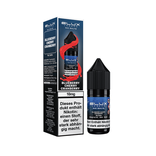 Elux Nikotinsalz - Blueberry Cherry Cranberry - Liquid 10mg 10ml