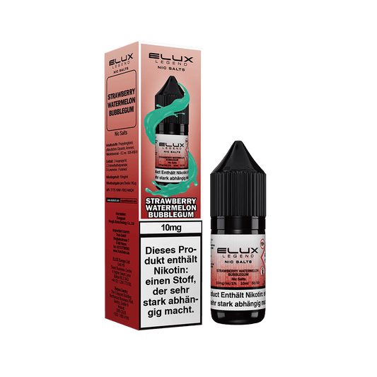 Elux Nikotinsalz Strawberry Watermelon Bubblegum Liquid