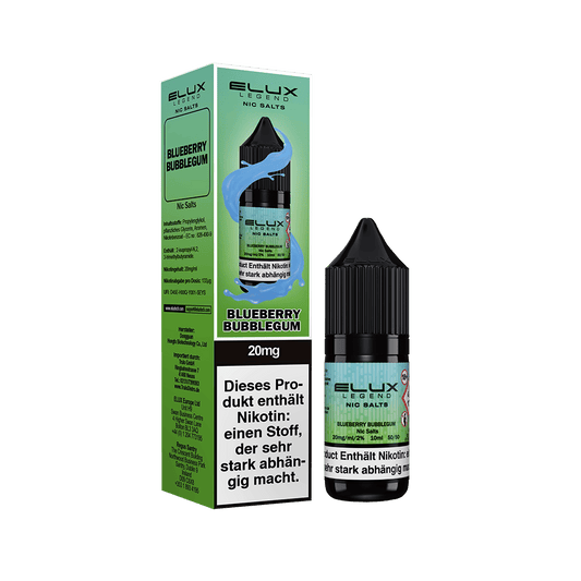 Elux Nikotinsalz - Blueberry Bubblegum - Liquid 20mg 10ml