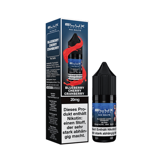Elux Nikotinsalz - Blueberry Cherry Cranberry - Liquid 20mg 10ml