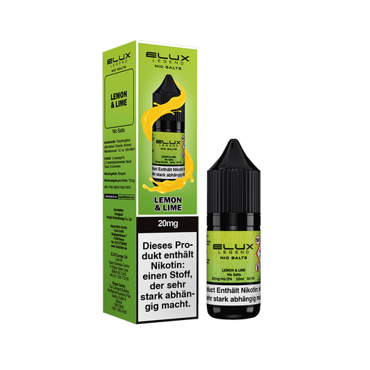 Elux Nikotinsalz - Lemon & Lime - Liquid 20mg 10ml