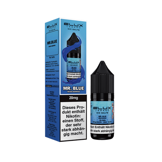 Elux Nikotinsalz - Mr. Blue - Liquid 20mg 10ml