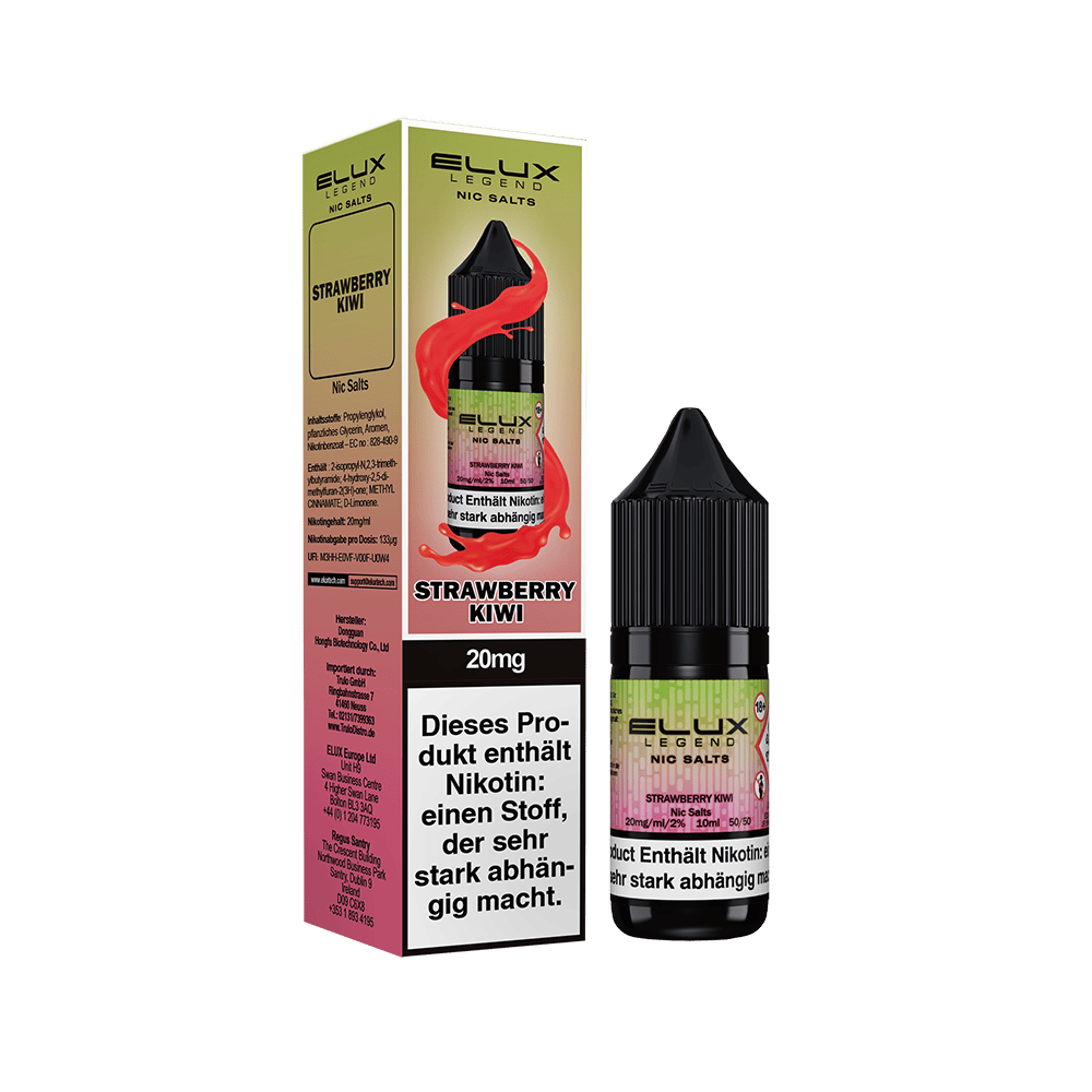 Elux Nikotinsalz - Strawberry Kiwi - Liquid 20mg 10ml