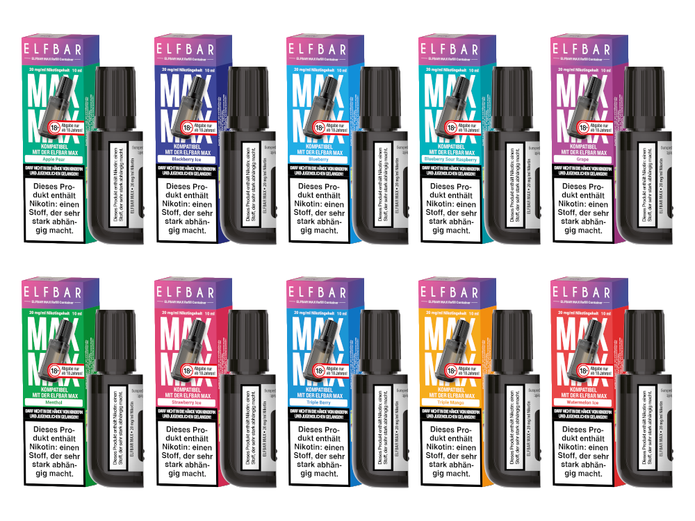 Elfbar ELFBAR Max Refill Container 20mg/ml