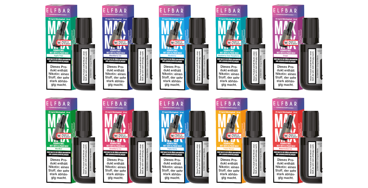 Elfbar ELFBAR Max Refill Container 20mg/ml