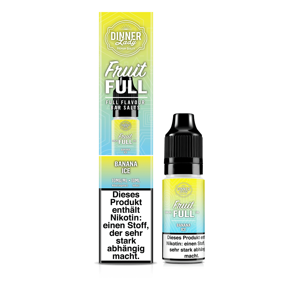 Dinner Lady Fruit Full Nikotinsalz Banana Ice Liquid