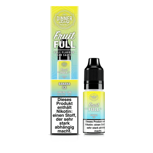 Dinner Lady Fruit Full Nikotinsalz Banana Ice Liquid