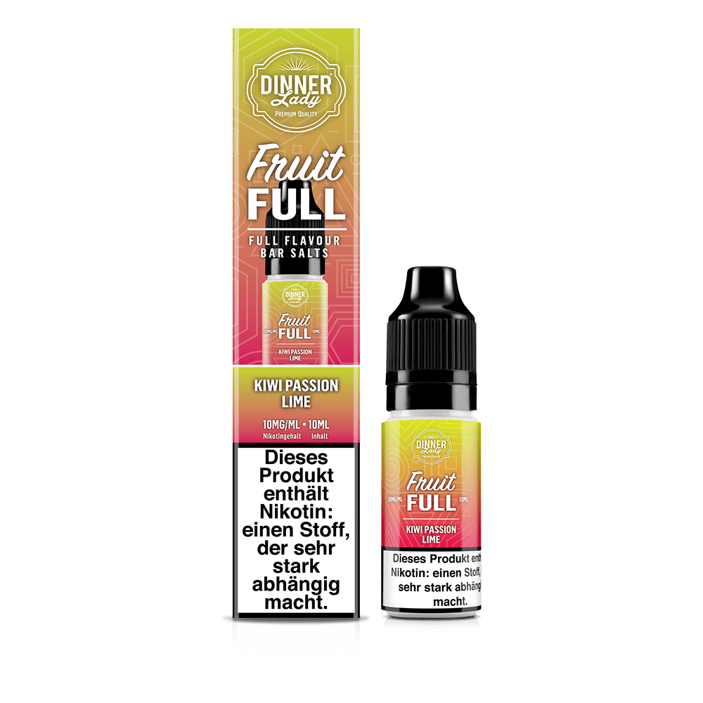 Dinner Lady Fruit Full Nikotinsalz Kiwi Passion Lime Liquid